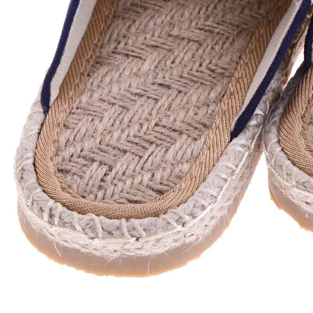 Lady Womens Flat Espadrilles Mule Slipper Shoes Espadrille Slide Slippers Causal Slipper