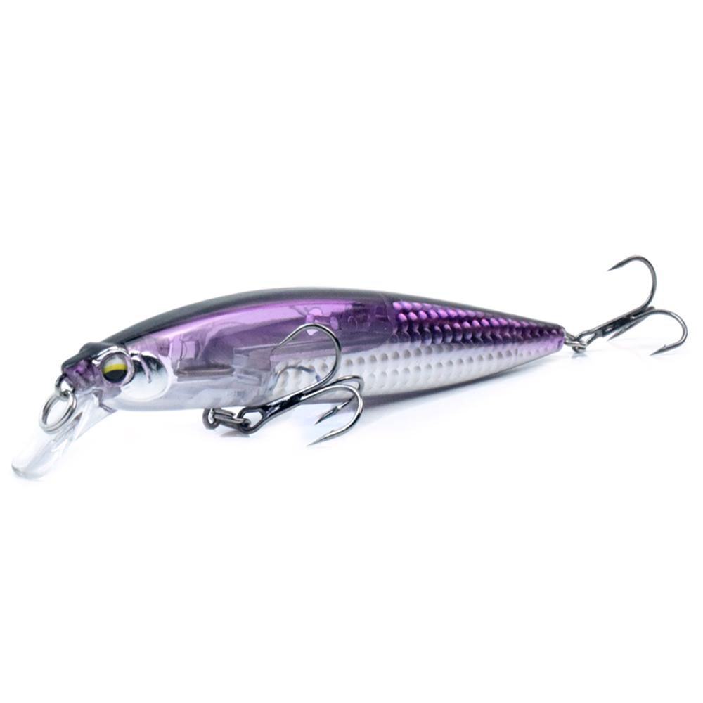 Mồi Câu Cá Nhân Tạo Minnow Kiểu Dáng Nổi Nhiều Màu Sắc Thu Hút Cá 5 Trong 1 Fishing Lure