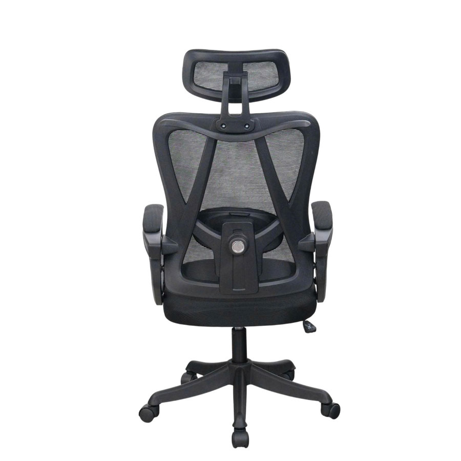 Ghế văn phòng lưng lưới gác chân màu đen CR4336-M Nội thất Capta