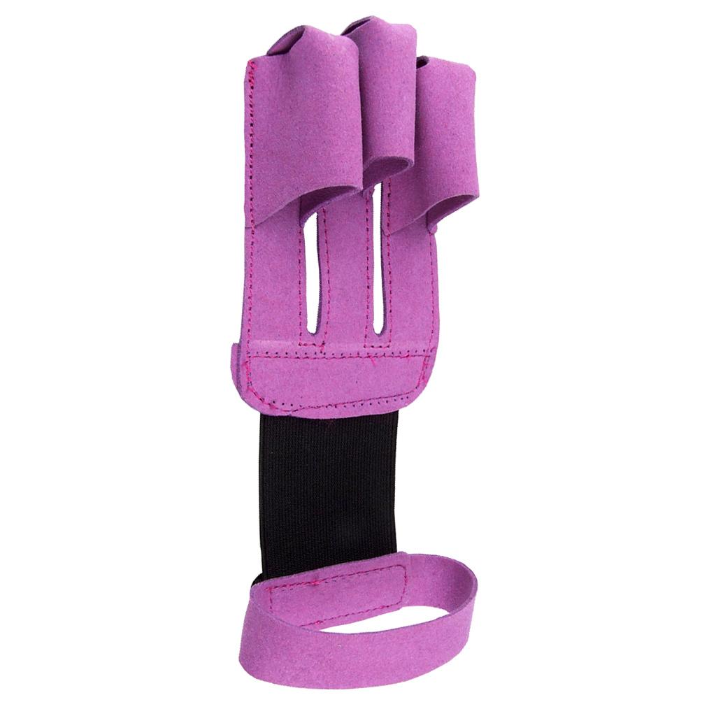 Arrow Bow Adjustable Comfort Archery 3 Finger Glove Guard Protector Hunting
