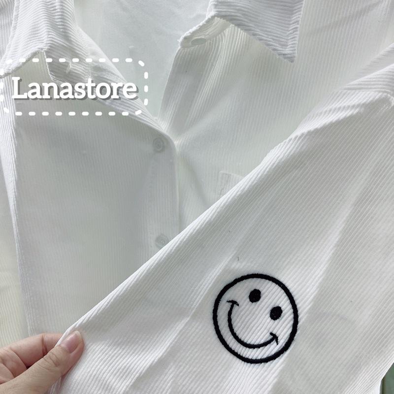 Áo Khoác Sơmi Nhung Tăm Form Rộng Unisex Siêu Dễ Thương, ÁO KHOÁC SƠ MI NHUNG GÂN Y HÌNH FORM RỘNG UNISEX NAM NỮ COUPLE ĐỀU MẶC ĐƯỢC, Áo khoác Sơ Mi ngoài Nam Nữ phong cách Ulzzang Hàn Quốc dáng rộng