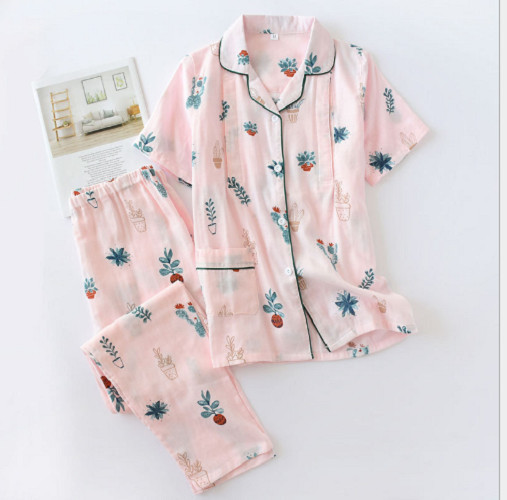 Bộ đồ, bộ PYJAMA bầu và sau sinh thô đũi cộc tay AZ1320