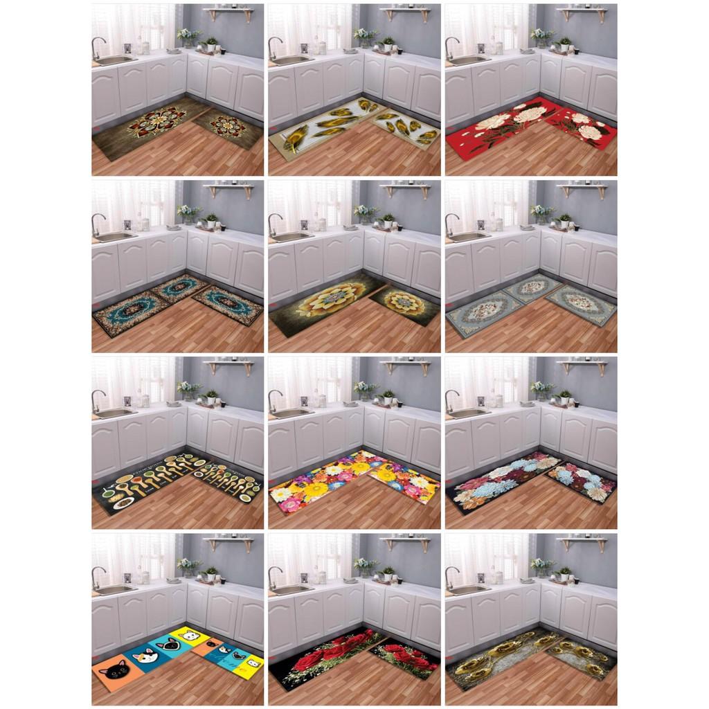 THẢM BẾP BỘ 2 TẤM THẢM BẾP 40*60VAF 120*60