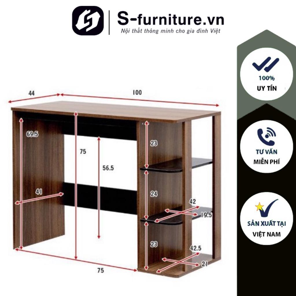 Bàn Làm Việc Hàn Quốc, Kèm Kệ Sách Đa Năng, Dùng Cho Học Sinh, Sinh Viên Học Bài, Làm Việc Chất Liệu Cao Cấp