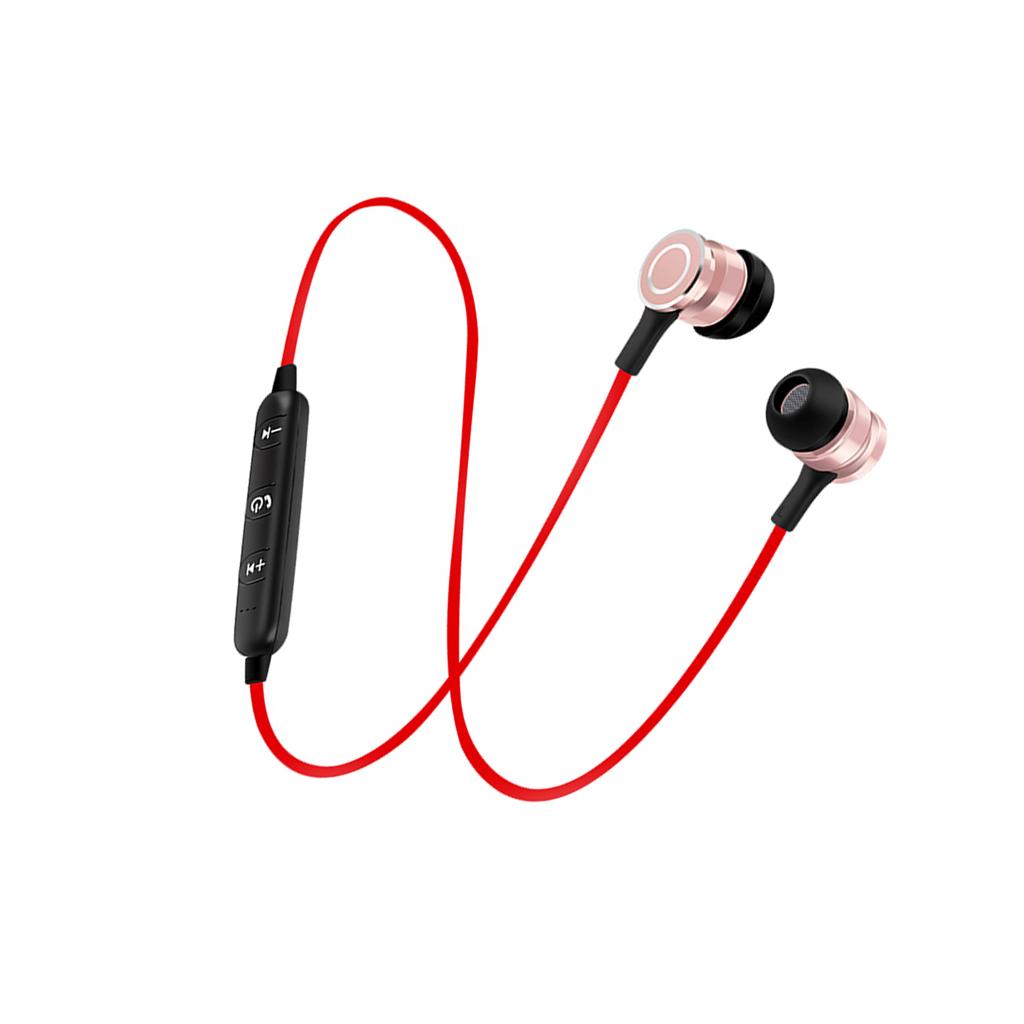 Wireless Headphones V4.1 Wireless Stereo Earbuds Built-in Noise Cancellation Stereo Bluetooth Headphones with Mic for iPhone and Android Phones