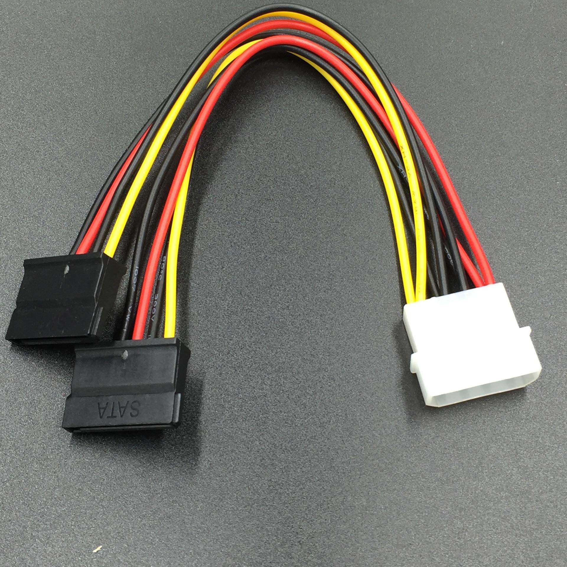 1PCS serial ATA SATA 4 PIN IDE Molex đến 1/2/3 của 15 PIN HDD Bộ chuyển đổi bộ chuyển đổi cáp nóng trên toàn thế giới