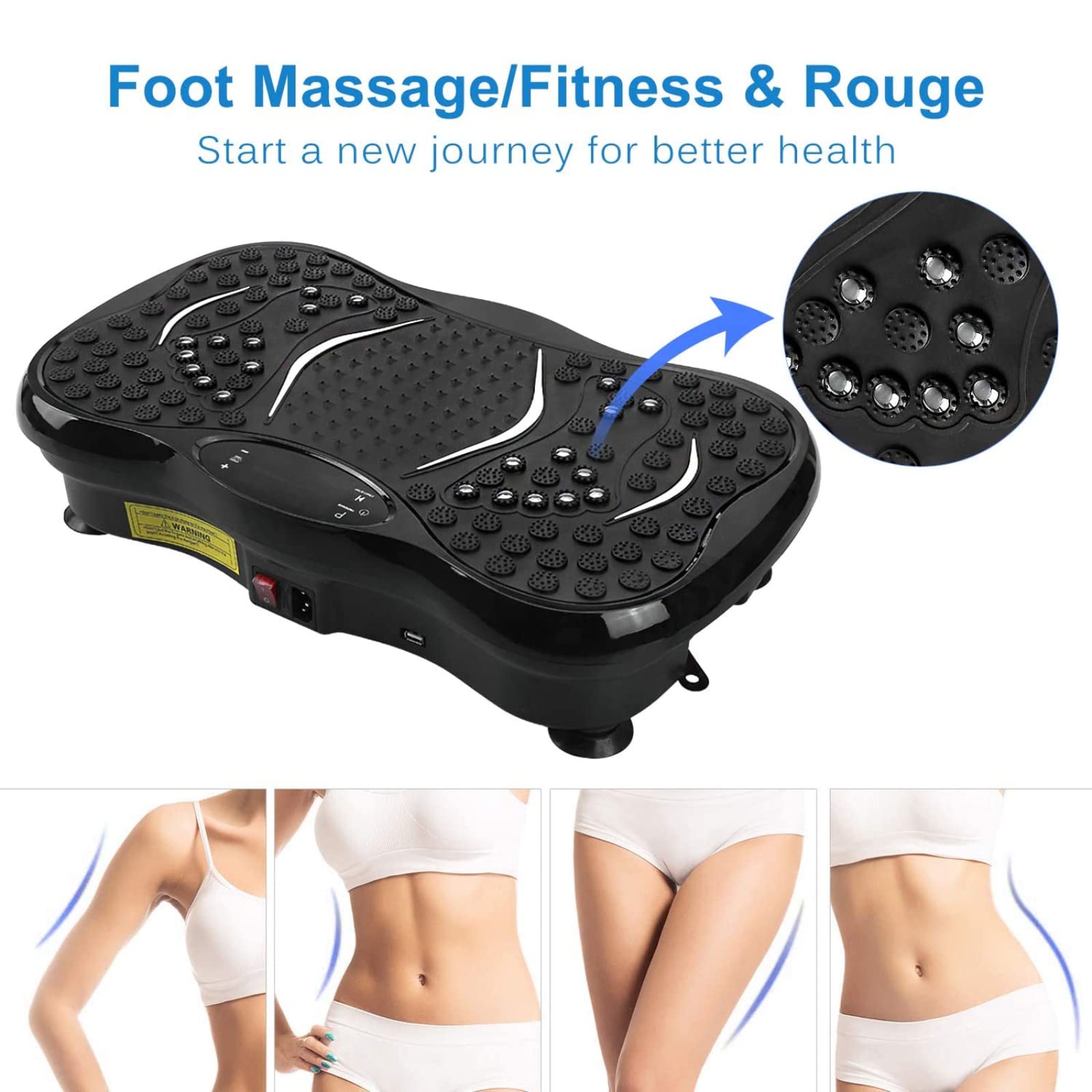 Máy Tập Thể Thao Rung Giảm Cân VEVOR SlimBody P5 Bluetooth cao cấp