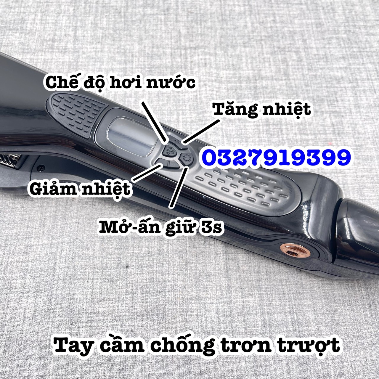 Máy duỗi tóc hơi nước Steam Plus+ cao cấp