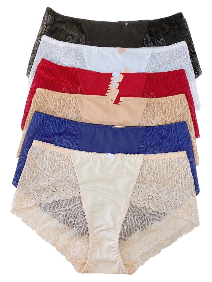 Combo 10 Quần lót ren cạp cao tôn dáng hàng cao cấp từ (40kg- 80kg)