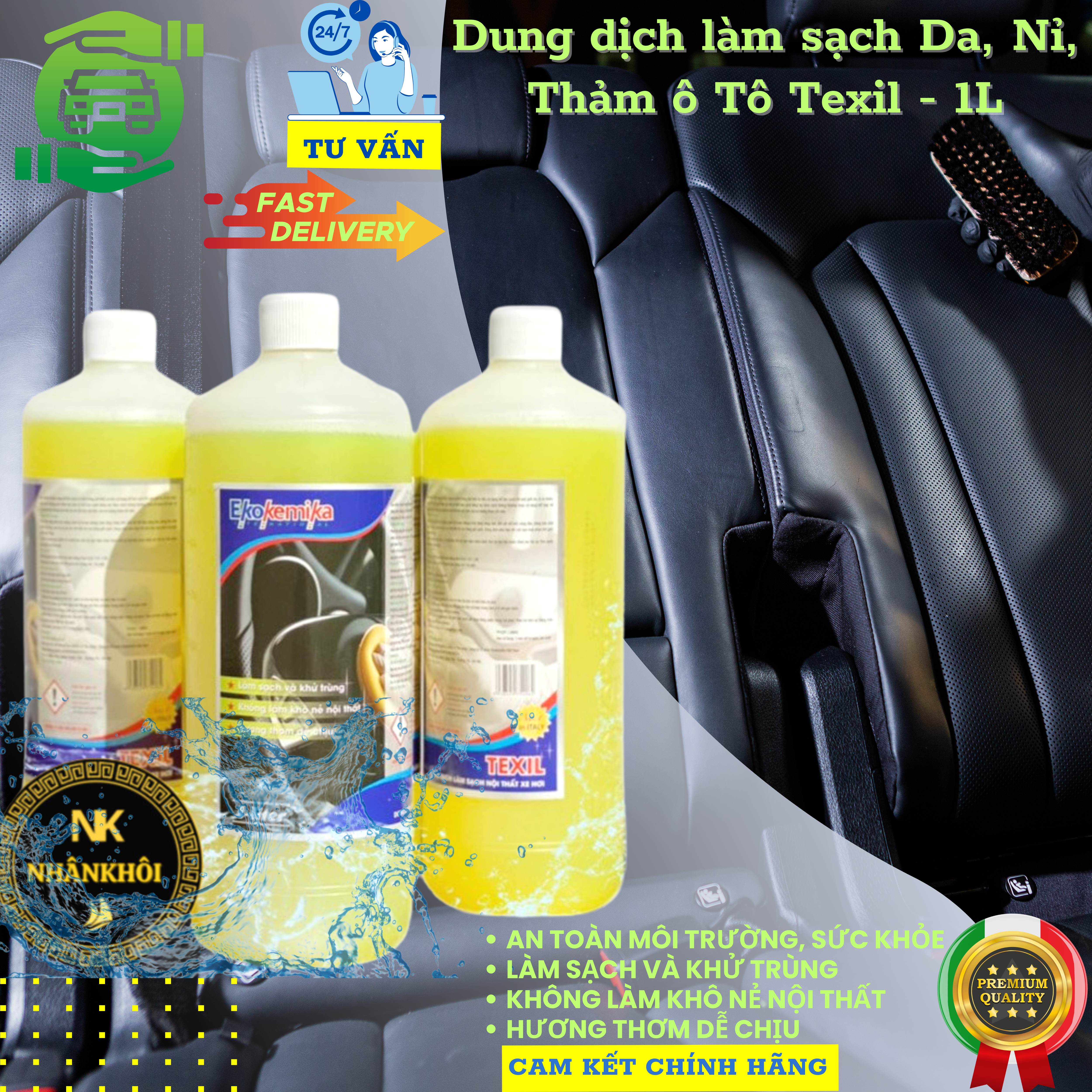 Bio 45 - 5 lít tặng kèm bình Texil vệ sinh nội thất - Dung dịch rửa xe không chạm - Nước rửa xe bọt tuyết  - Ekokemika