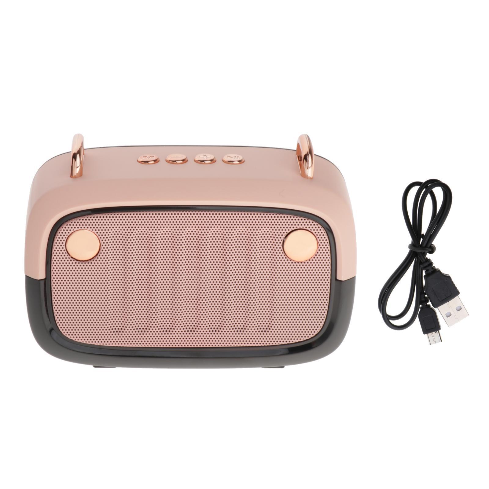 Stylish Portable Bluetooth  with Mic 800mah Handsfree FM Radio Bass