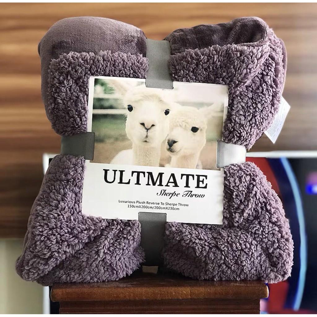 Chăn lông cừu Ultimate siêu mềm mịn hàng cao cấp - Ảnh thật do shop tự chụp