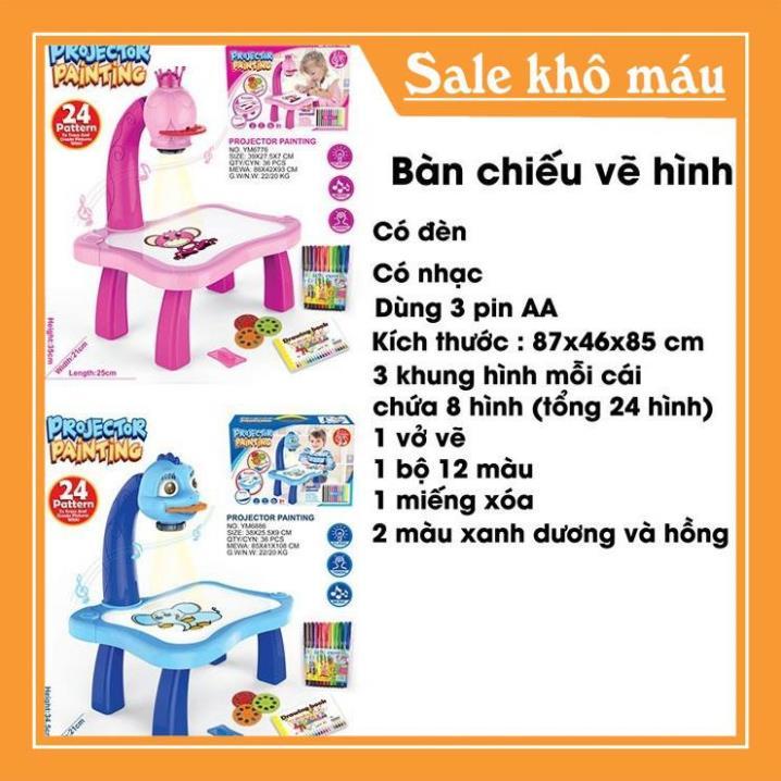 Bàn chiếu học vẽ thông minh cho bé giúp phát triển trí não