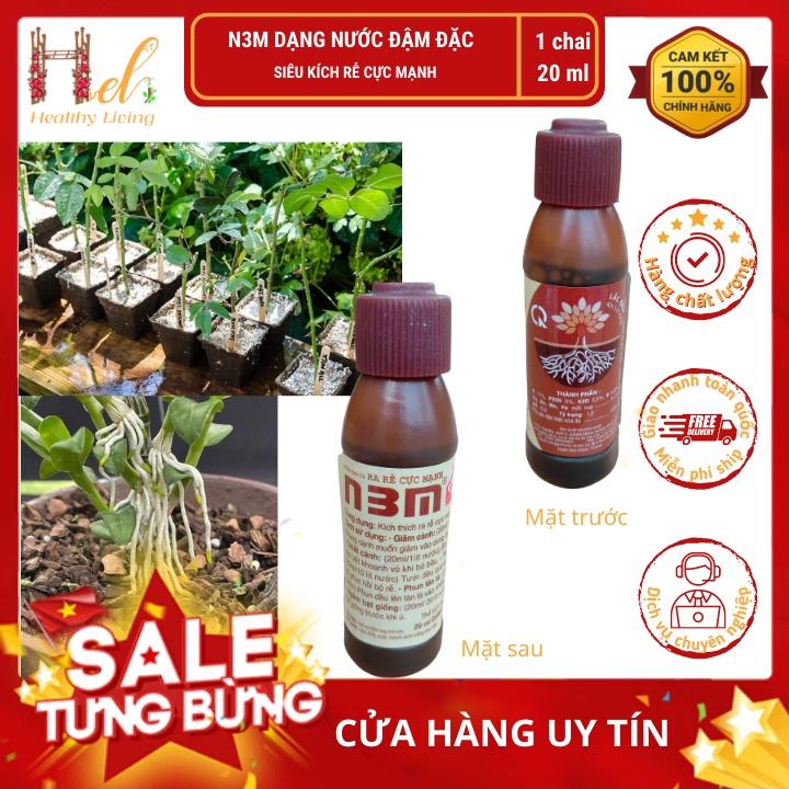 Phân Bón Lá, Kích Rễ Cực Mạnh N3M Dạng Nước Đậm Đặc 20ml