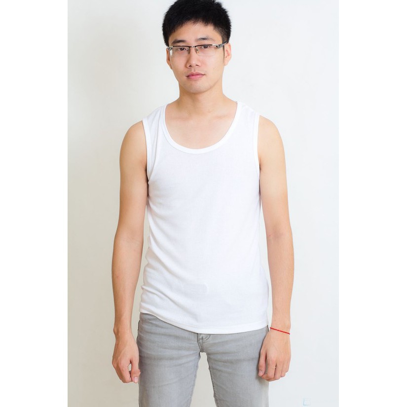 Áo thun body ba lỗ nam cotton