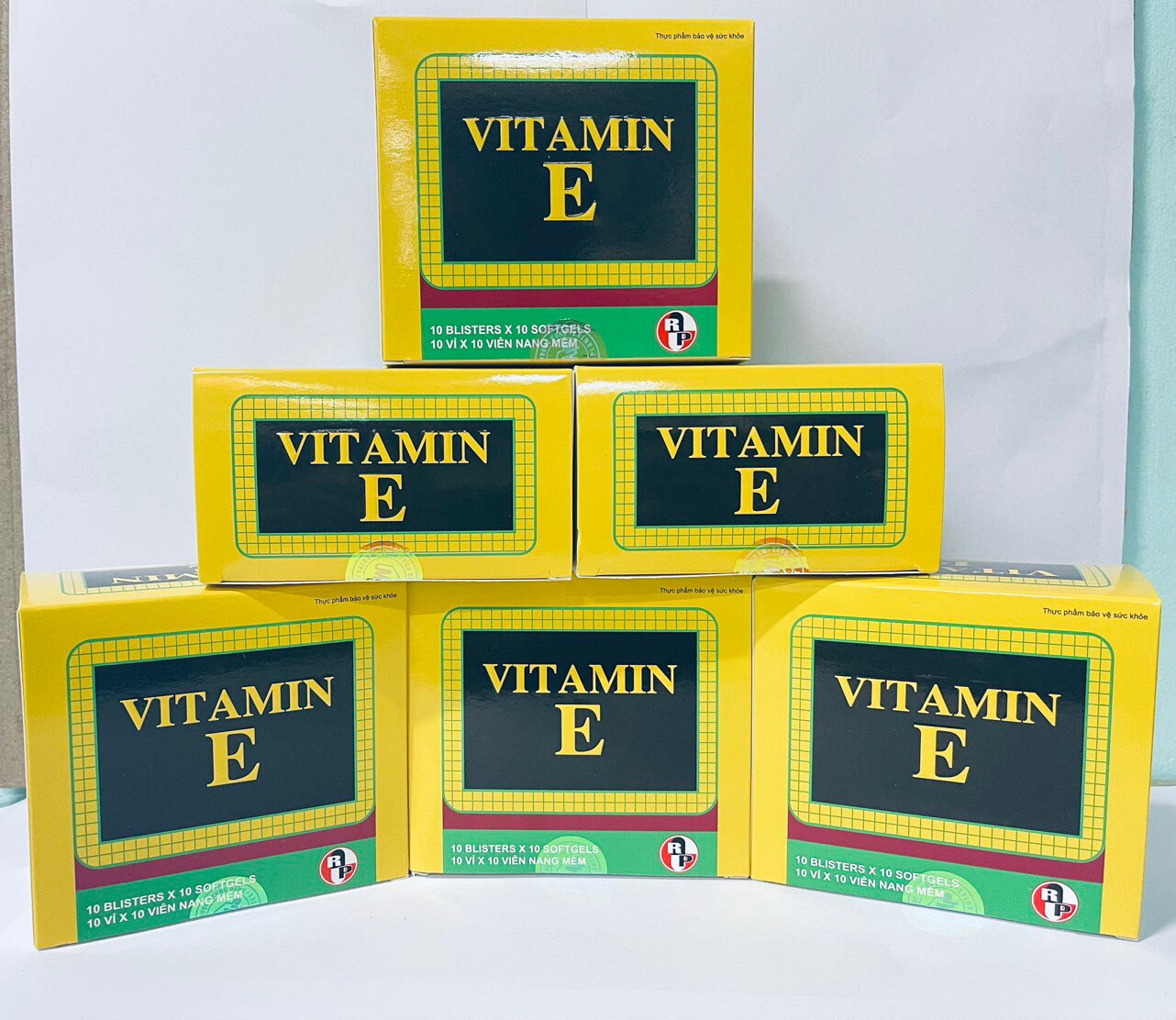 Viên uống TPCN BỔ SUNG VITAMIN E-Giúp chống Oxy hoá,hạn chế lão hoá da và làm đẹp da-hộp 100 viên