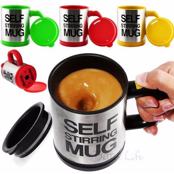Ly Tự Động Khuấy, Ly Pha Cafe Tự Động, Cốc Pha Cafe Tự Động Self Stirring Mug - Loại Tốt