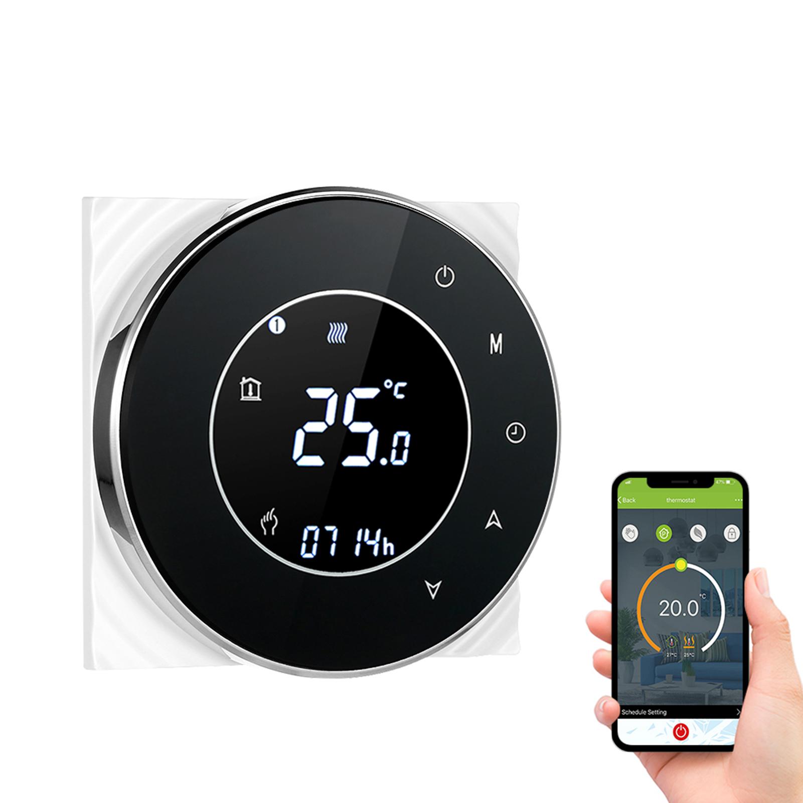 95-240V Wi-Fi Smart Thermostat Programmable Electric Heating Thermostat Temperature Controller Voice APP Control