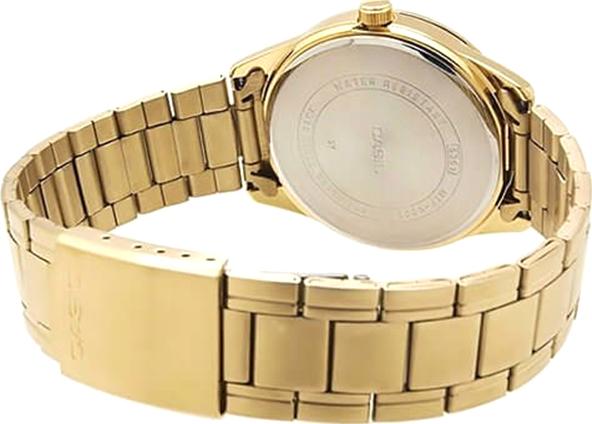 Đồng Hồ Nam Dây Thép Không Gỉ Casio MTP-V005G-9AUDF (40mm) - Vàng