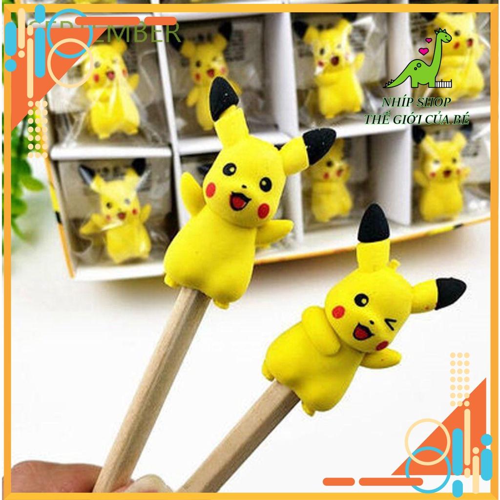 Tẩy bút chỉ hình Pikachu, Cún con, xe ô tô cực kỳ đáng yêu