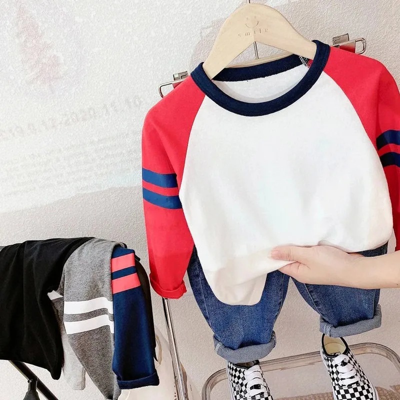 Áo  dài tay. Áo thu đông chất cotton mềm mịn ấp áp cho bé 10-30kg