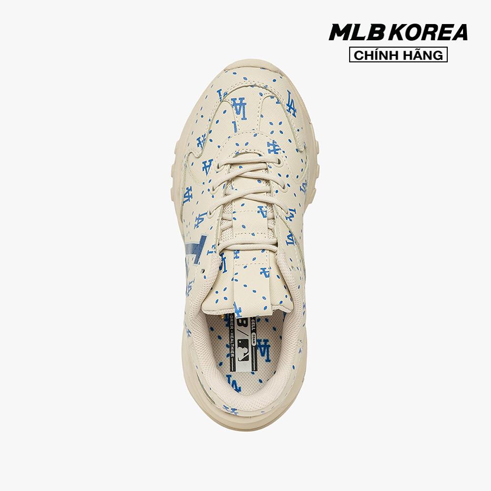 MLB - Giày sneakers unisex cổ thấp Big Ball Chunky Saffiano Diamond Monogram 3ASHMS13N