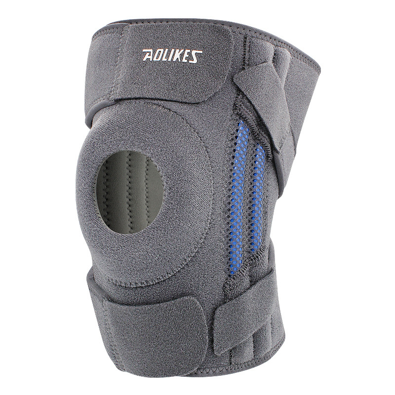 Đai quấn bảo vệ đầu gối thể thao AOLIKES A-7610 thoáng khí four spring sport knee support