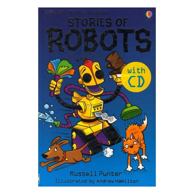 Usborne Young Reading: Stories Of Robots With CD