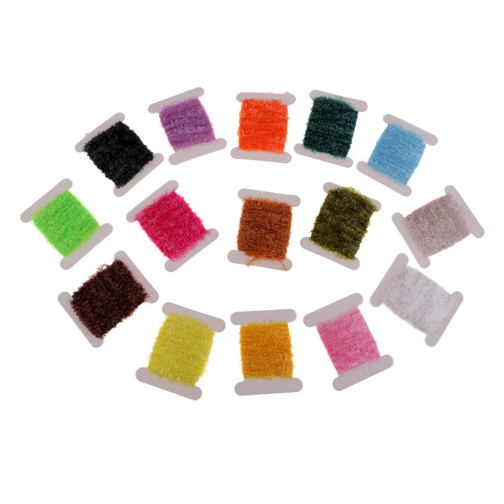 15 Thẻ 5 M/Thẻ Câu Cá Kẹo Thơm Miệng Viền Pha Lê Flash Dòng Nymph Streamers Dụ Làm Đồ Bay chất Liệu