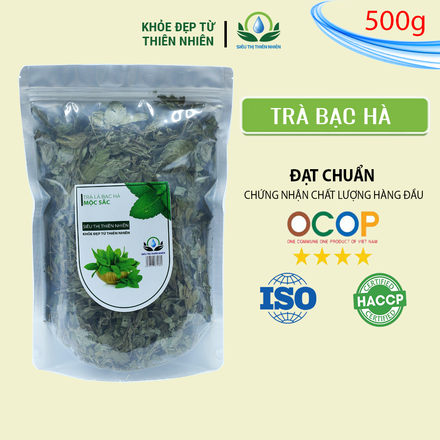 Trà Bạc Hà Sấy Khô Mộc Sắc 500g