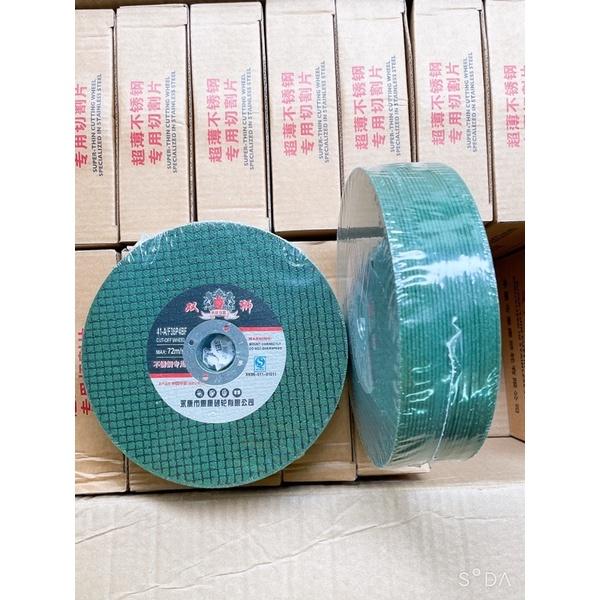 Đá cắt sắt,inox sư tử xanh 1t5 hộp 25 viên