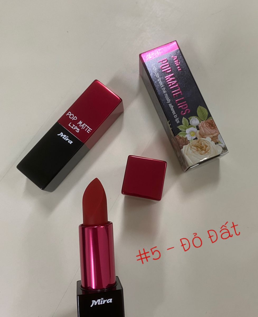 Son Môi Bền Màu Lâu Trôi Mira Pop Matte Lips B711