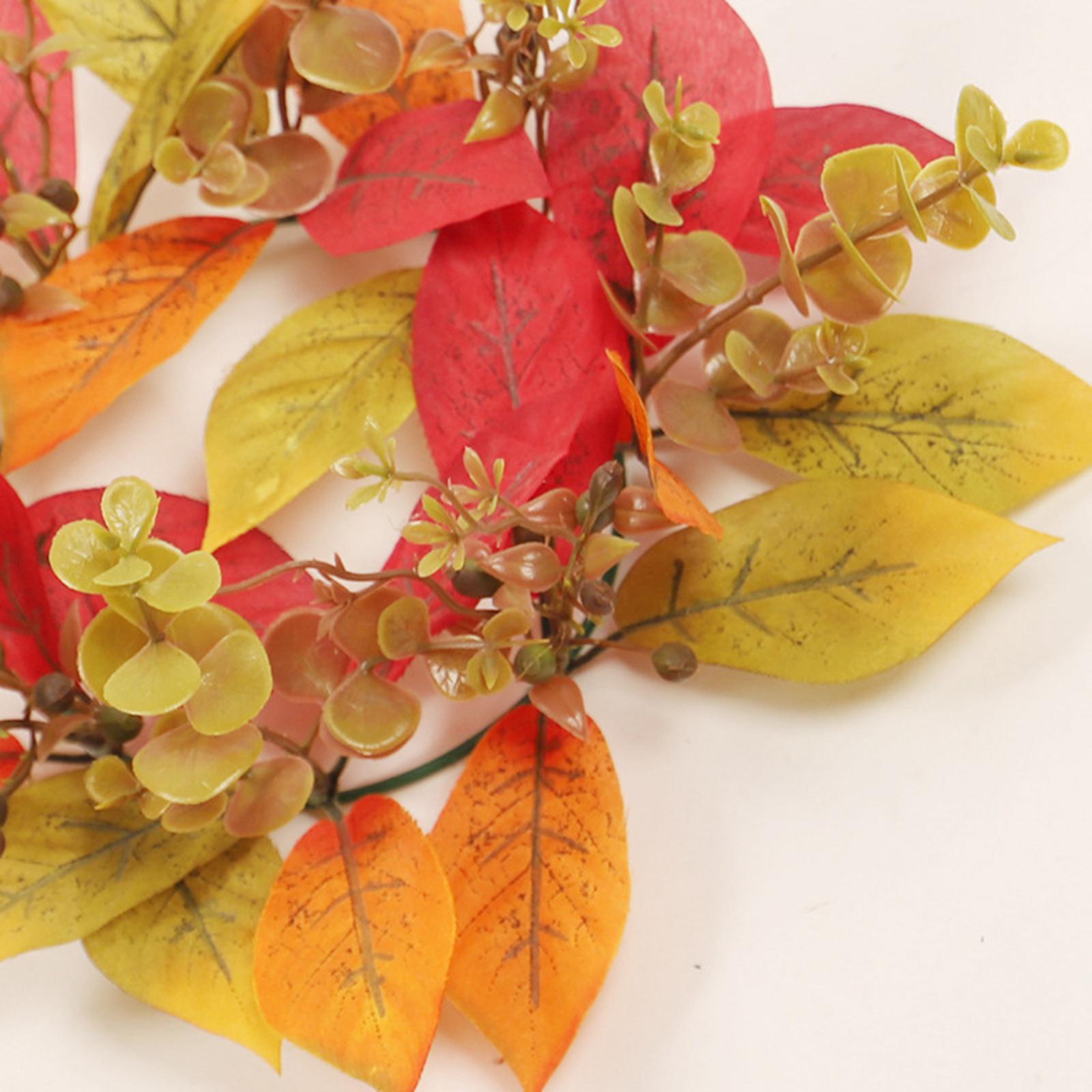 Candle  Wreath Fall Wreath Candle  for Living Room Tabletop