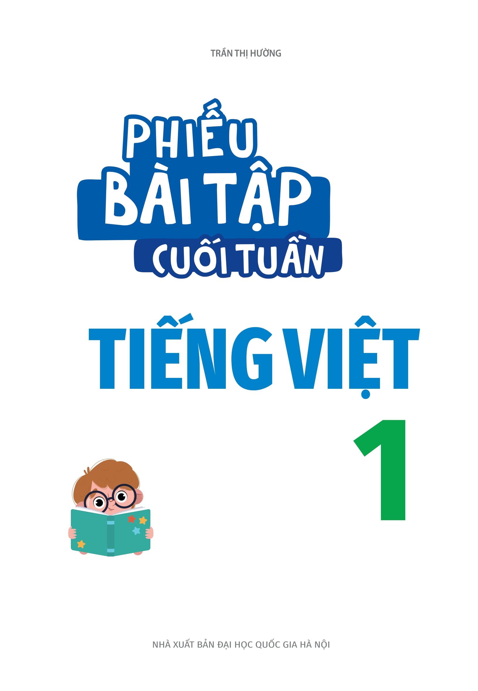 Combo Sách Phiếu Bài Tập Cuối Tuần Toán Và Tiếng Việt Lớp 1 (Bộ 2 Cuốn)