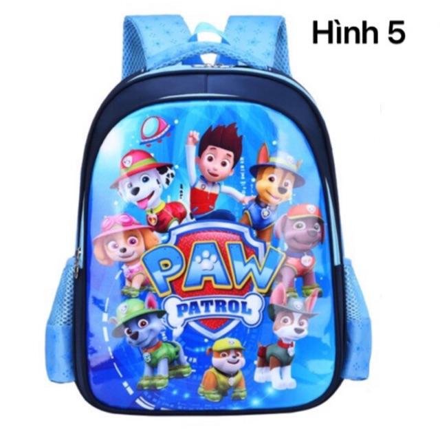 Balo đội chó cứu hộ bé trai ba lô cho học sinh tiểu học paw patrol