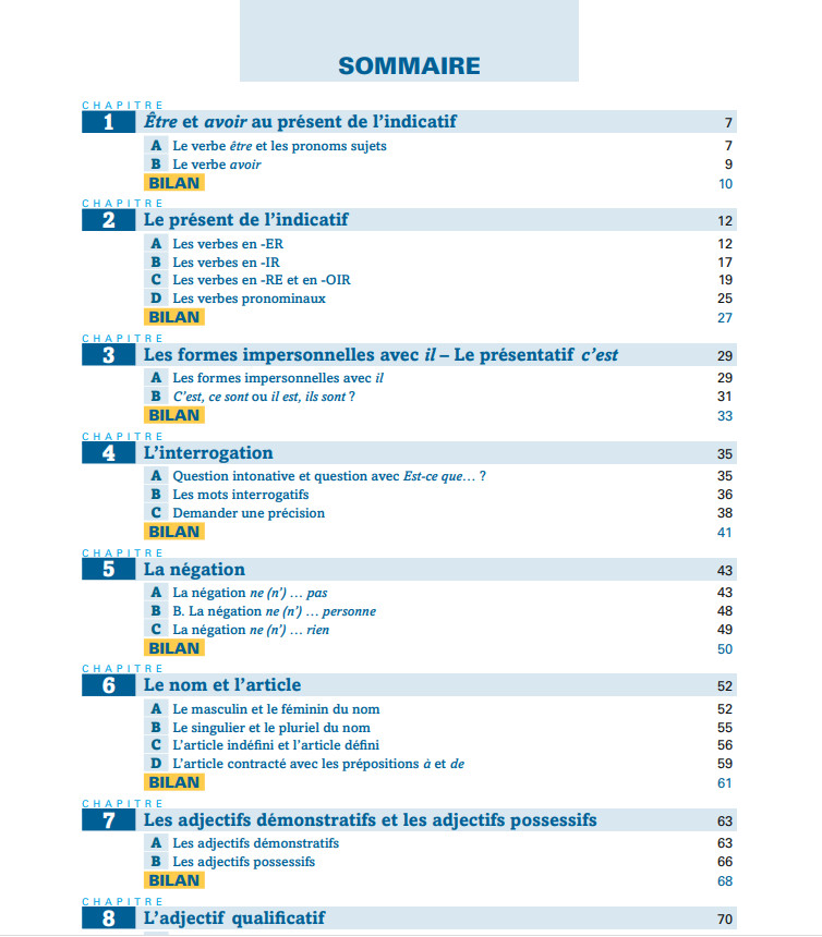 Sách học tiếng Pháp: En Contexte : Exercices de grammaire A1