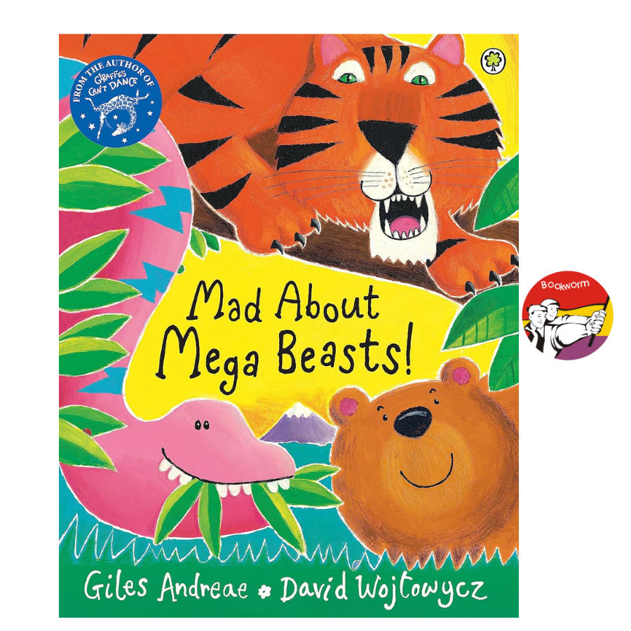 Sách - Mad About Mega Beasts by Giles Andreae - Children Picture Story book in English - Ngoại Văn
