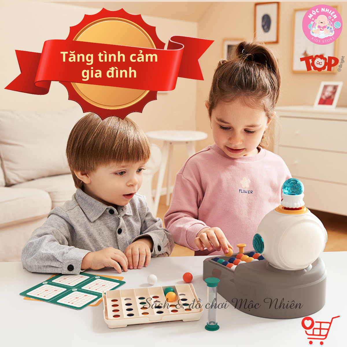 Đồ Chơi Cuộc Đua Viên Bi - Ball Matching Logic Game - Chính Hãng TOPBRIGHT (cho bé từ 3 tuổi)