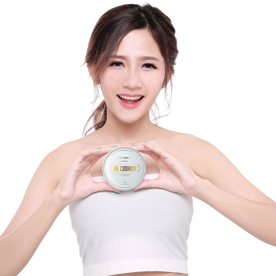 Phấn Nước Myloky 3 In 1 BB Cushion New Che Khuyết Điểm, Dưỡng Trắng, Chống Nắng