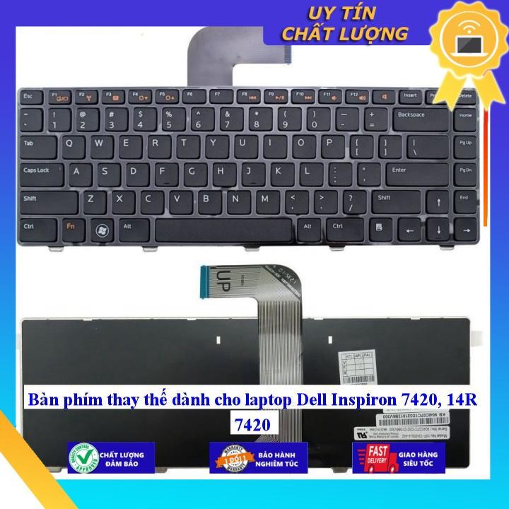 Bàn phím dùng cho laptop Dell Inspiron 7420 14R 7420 - Hàng Nhập Khẩu New Seal