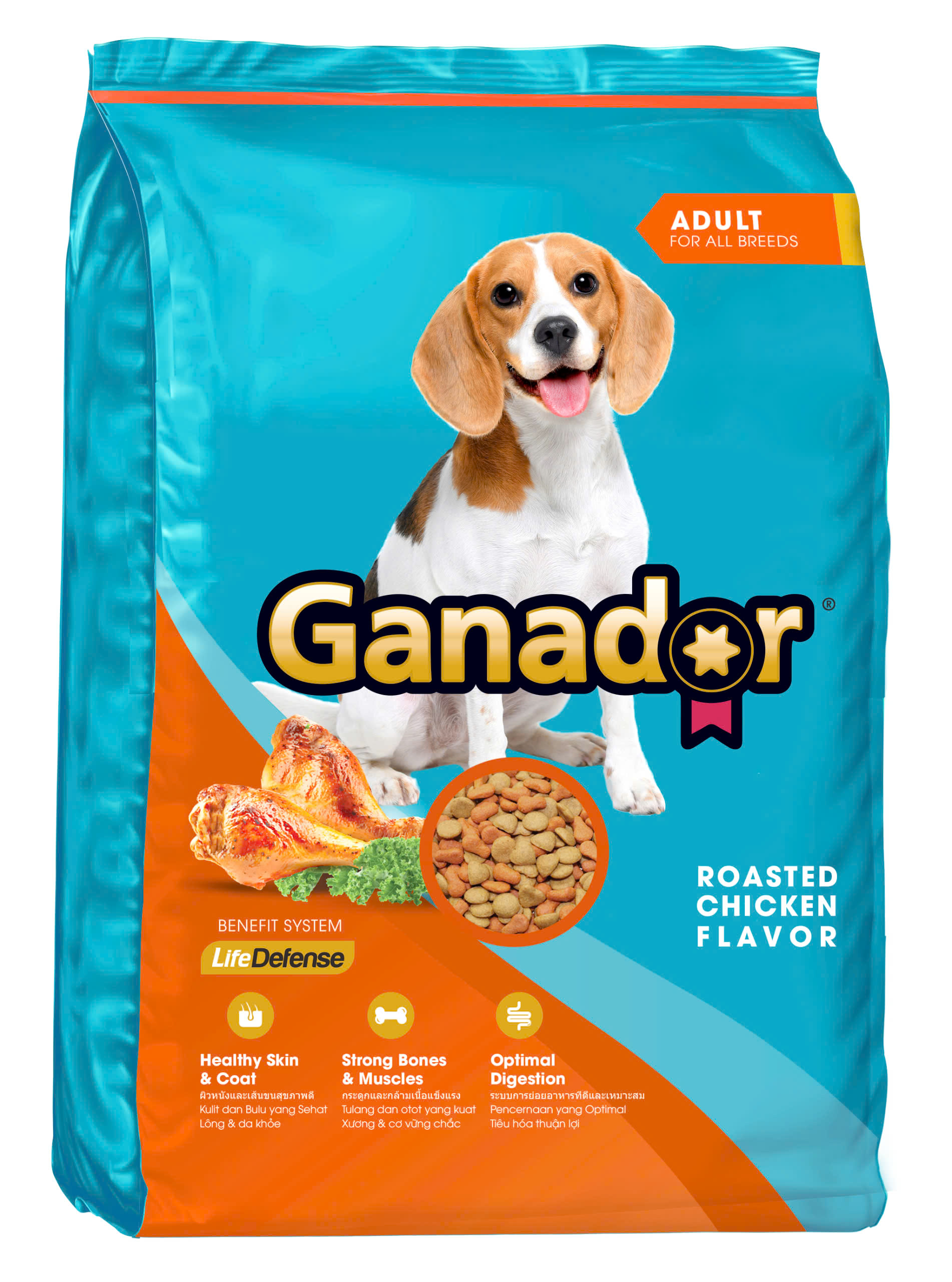 20KG Thức ăn cho chó trưởng thành Ganador vị gà nướng Adult Roasted Chicken Flavor