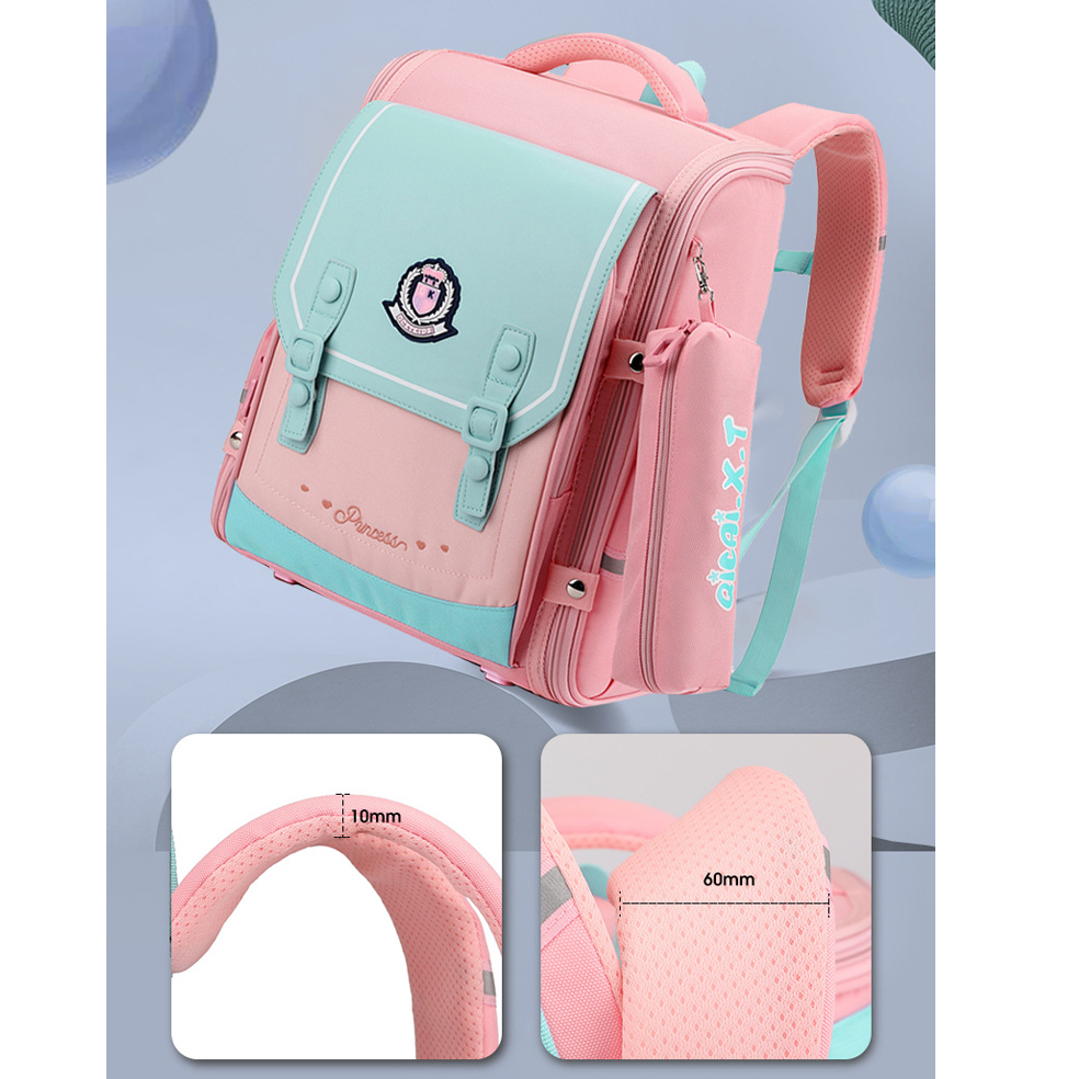 Ba lô học sinh chống gù cao cấp phong cách mới - BEE GEE HS1069