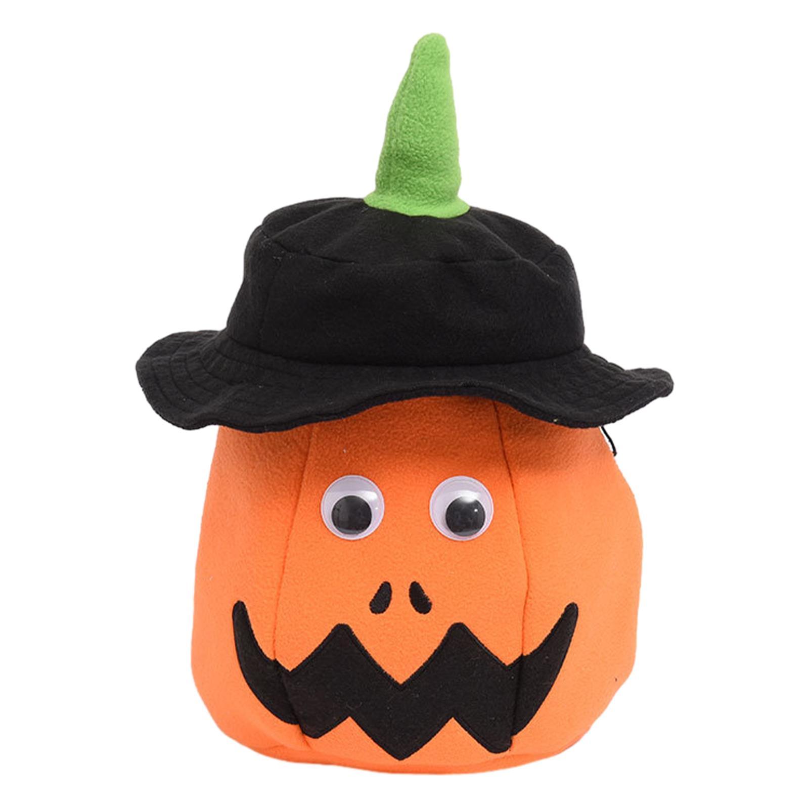 Halloween Bucket for Kids Multipurpose Pumpkin Bucket with Lid Novelty Gifts
