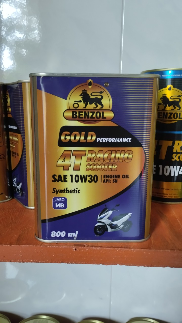 Dầu Nhớt Xe Máy Nhập Khẩu Cao Cấp Benzol Gold 20w50 SG 800ml