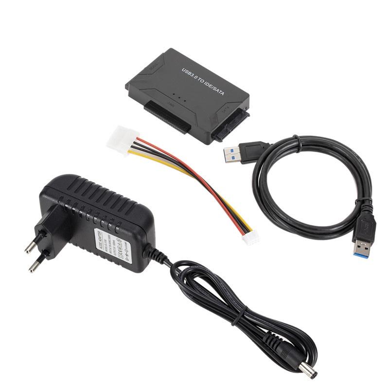USB IDE SATA Adapter Hard Drive SATA to USB 3.0 DATA Transfer Converter for 2.5/3.5 Optical Drive HDD SSD
