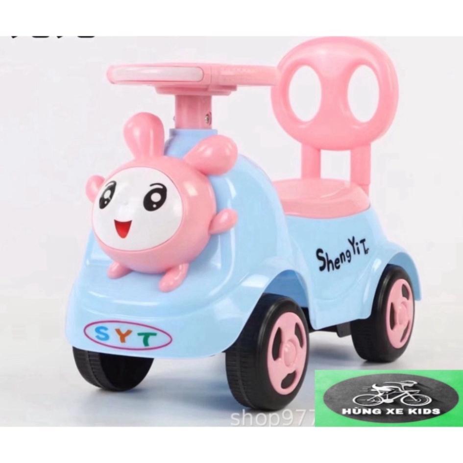 XE CHÒI CHÂN HEO PEPPA, XE CHÒI CHÂN THỎ CUTE CHO BÉ YÊU. - HEO TRẮNG XANH