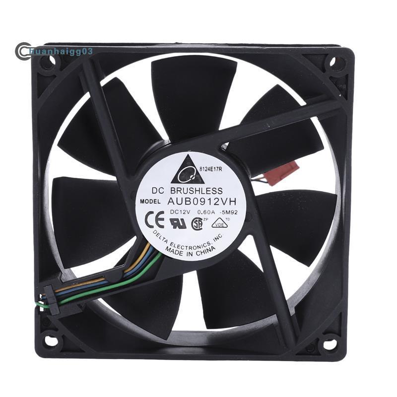 Quạt Tản Nhiệt Cpu Máy Tính 90x90 X 25mm Dc 12v 0.60a 4-pin