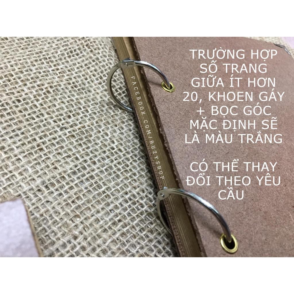 SCRAPBOOK HANDMADE( khổ A5)