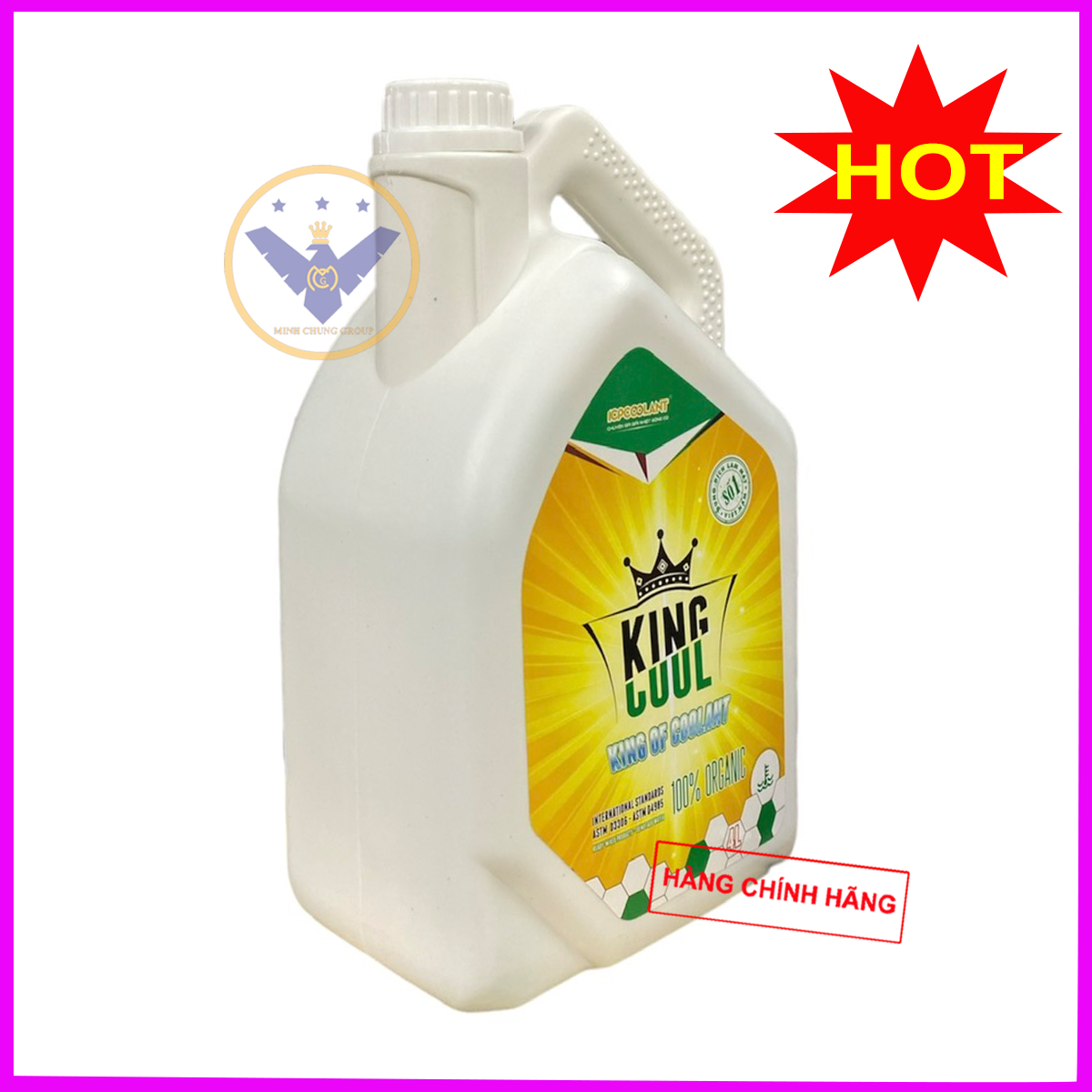 COMBO 2 Nước làm mát xe ô tô KINGCOOL SUPER can 4L