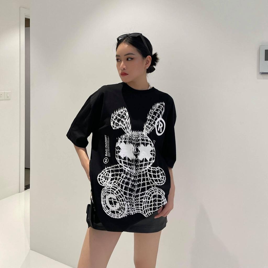 Áo thun Unisex Bad Rabbit THE GRID 100% Cotton Local Brand Chính Hãng